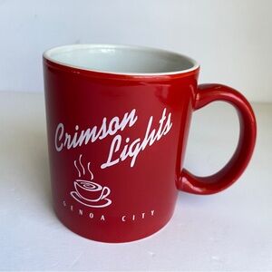 Young & the Restless Crimson Lights Mug Genoa City Coffee Cup Vintage CBS Soap